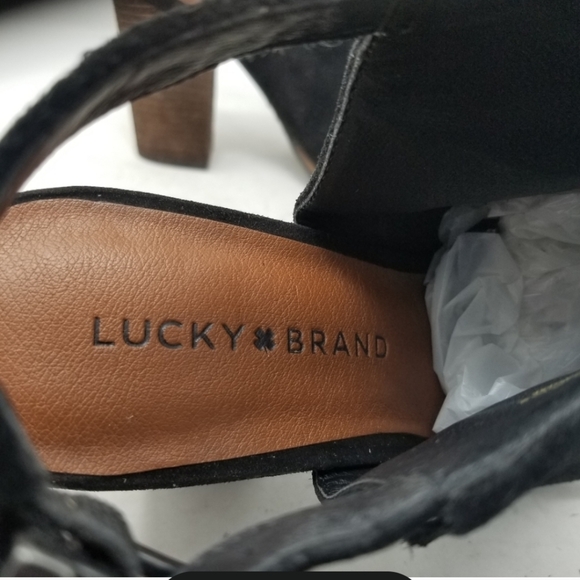 Lucky Brand Black Suede - Picture 9 of 9